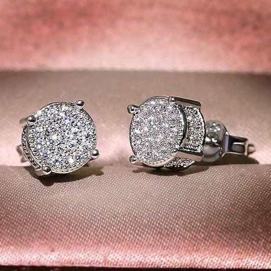 Geometric Diamond Earrings
