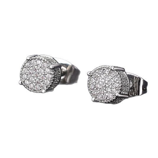 Geometric Diamond Earrings