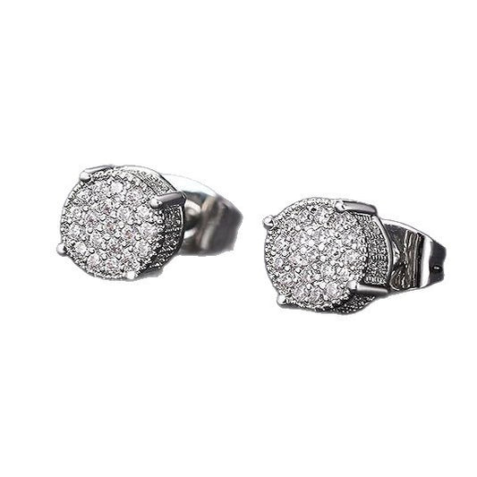 Geometric Diamond Earrings