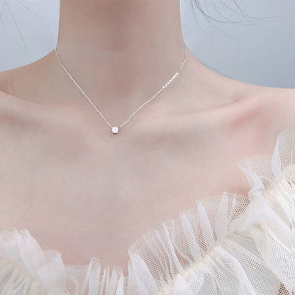 Geometric Diamond Necklace