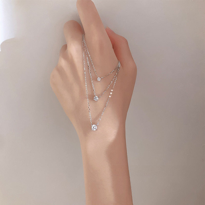 Geometric Diamond Necklace