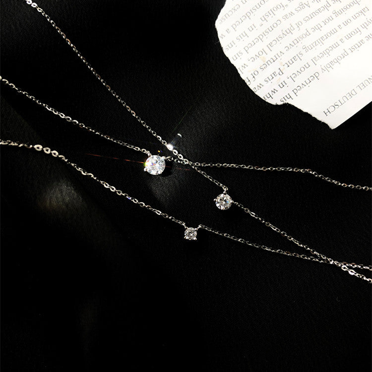Geometric Diamond Necklace
