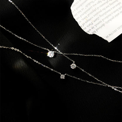 Geometric Diamond Necklace