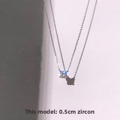 Geometric Diamond Necklace