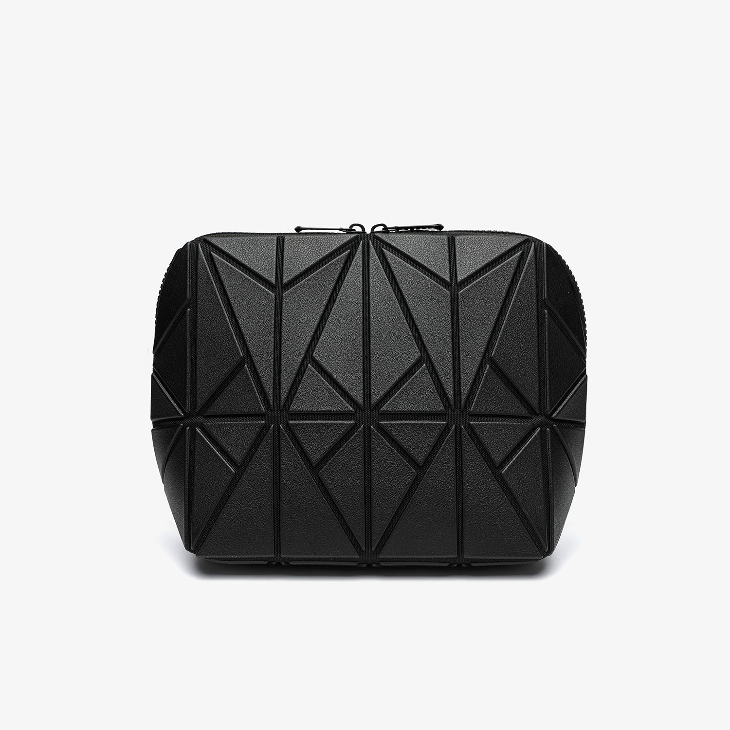 Geometric diamond-shaped makeup bag