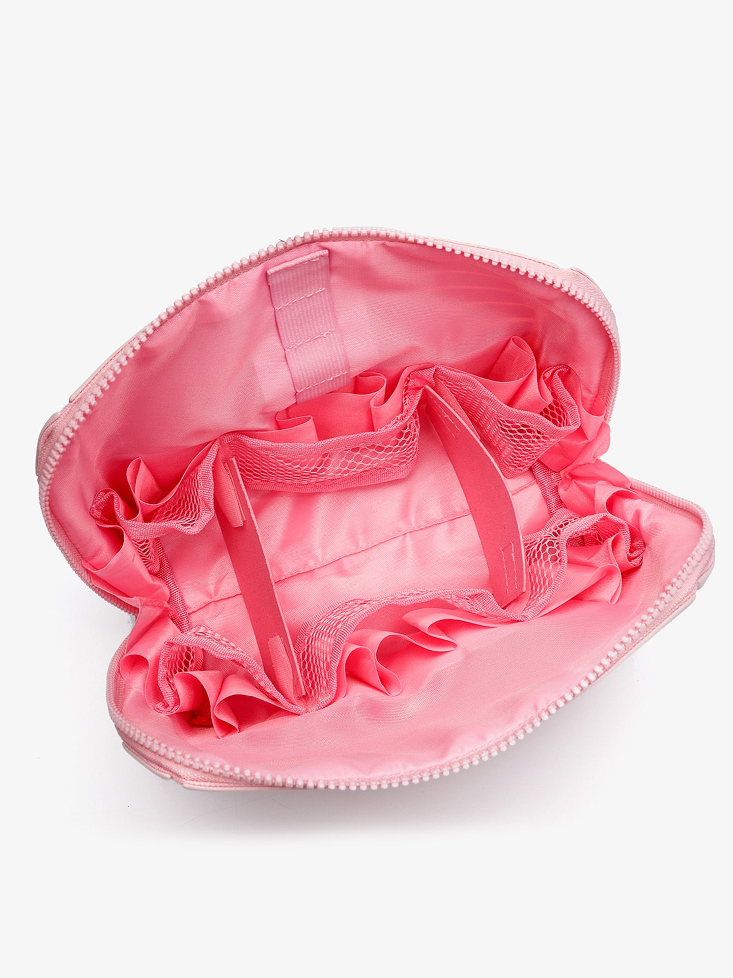 Geometric diamond-shaped makeup bag