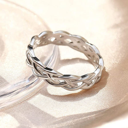Geometric Electroplated Copper Ring