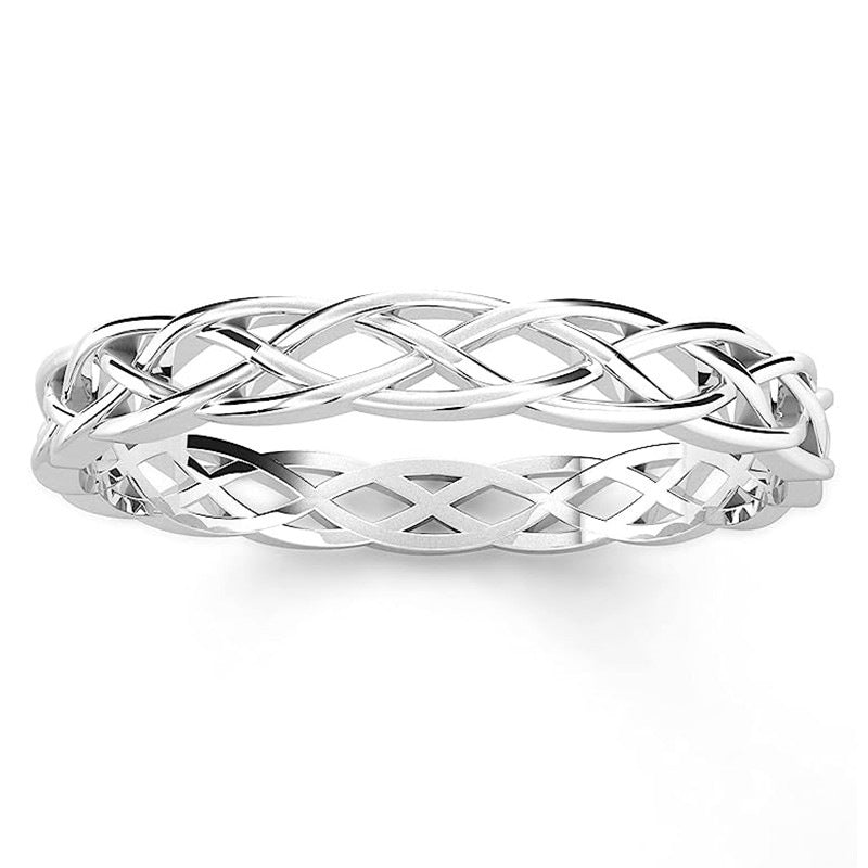 Geometric Electroplated Copper Ring