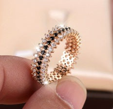Geometric Electroplated Copper Ring