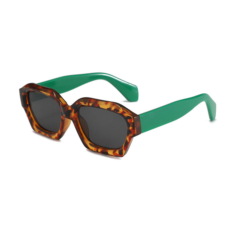 Geometric Frame UV Protection Sunglasses