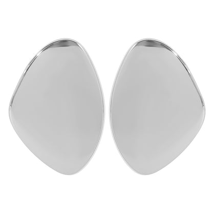 Geometric Glossy Asymmetrical Earrings