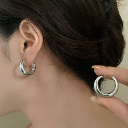 Geometric Gold Plated Earrings