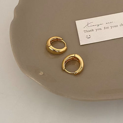 Geometric Gold Plated Earrings