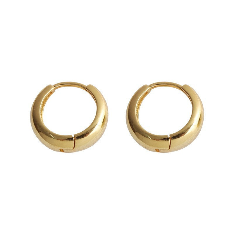 Geometric Gold Plated Earrings