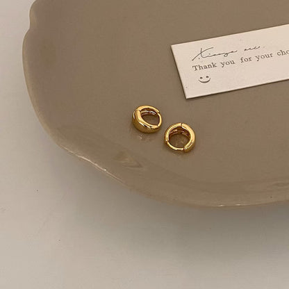 Geometric Gold Plated Earrings