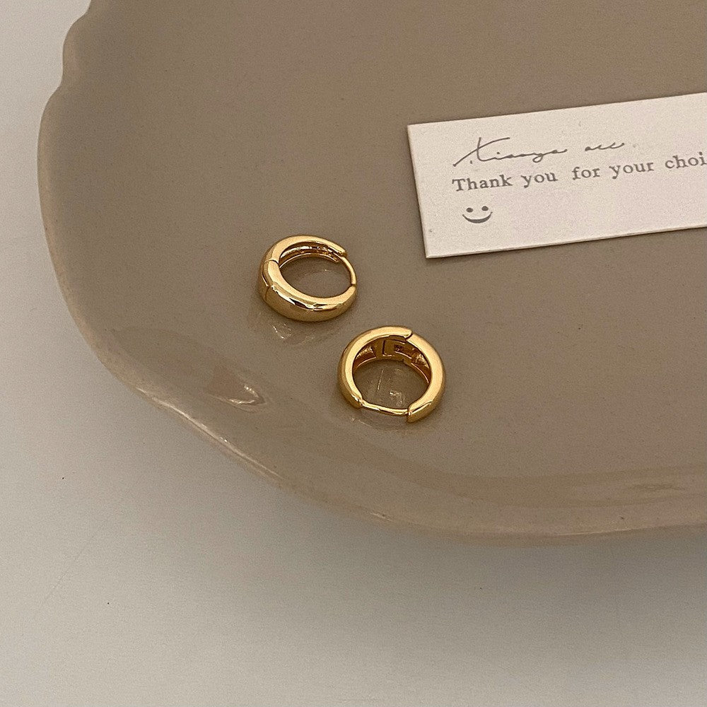 Geometric Gold Plated Earrings
