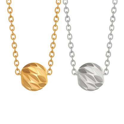 Geometric Gold Plated Titanium Steel Necklace