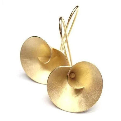 Geometric Heart Design Zinc Alloy Earrings