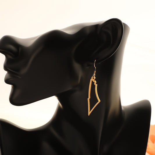 Geometric Hip-Hop Stainless Steel Earrings