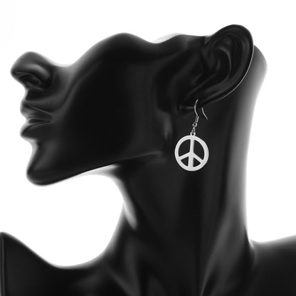 Geometric Hip-Hop Stainless Steel Earrings