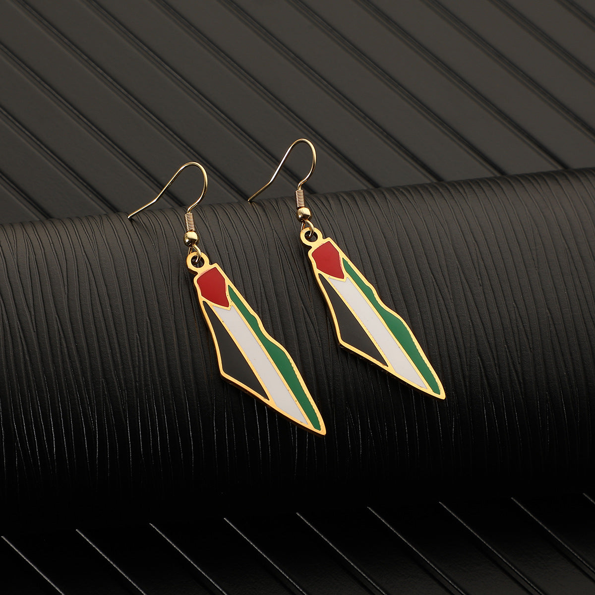 Geometric Hip-Hop Stainless Steel Earrings