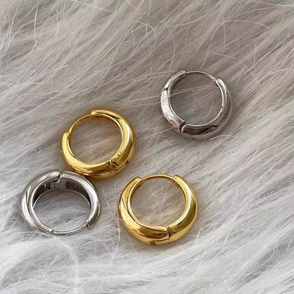Geometric Hoop Earrings for Women