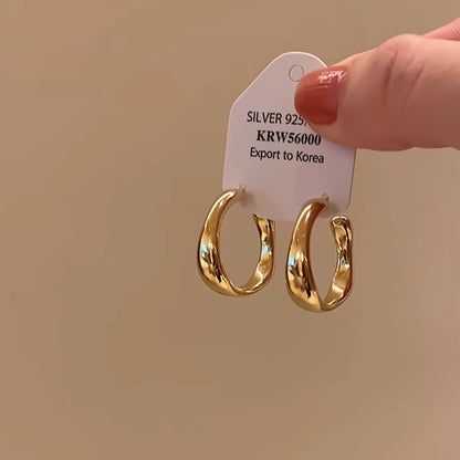 Geometric Hoop Earrings