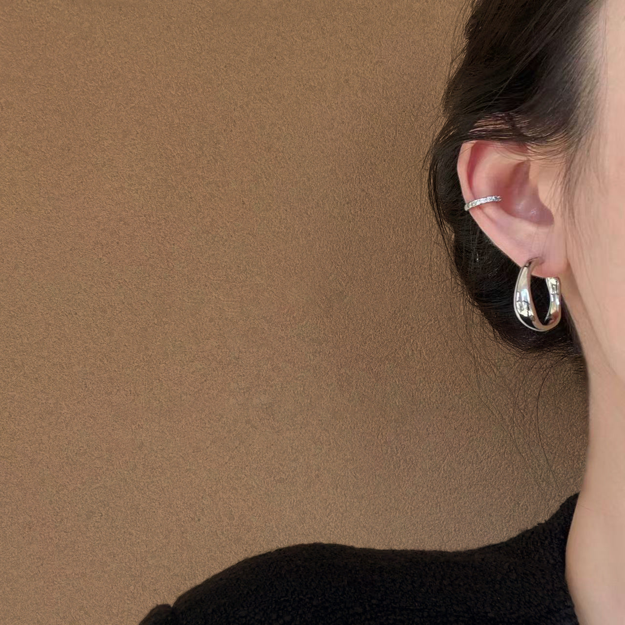Geometric Hoop Earrings