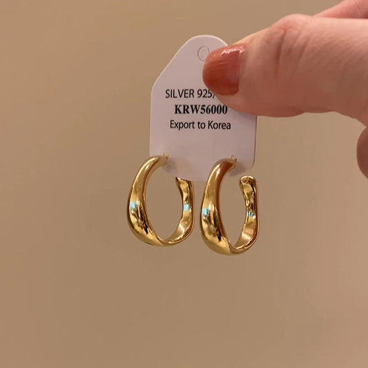 Geometric Hoop Earrings