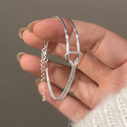 Geometric Knotted Half Bracelet