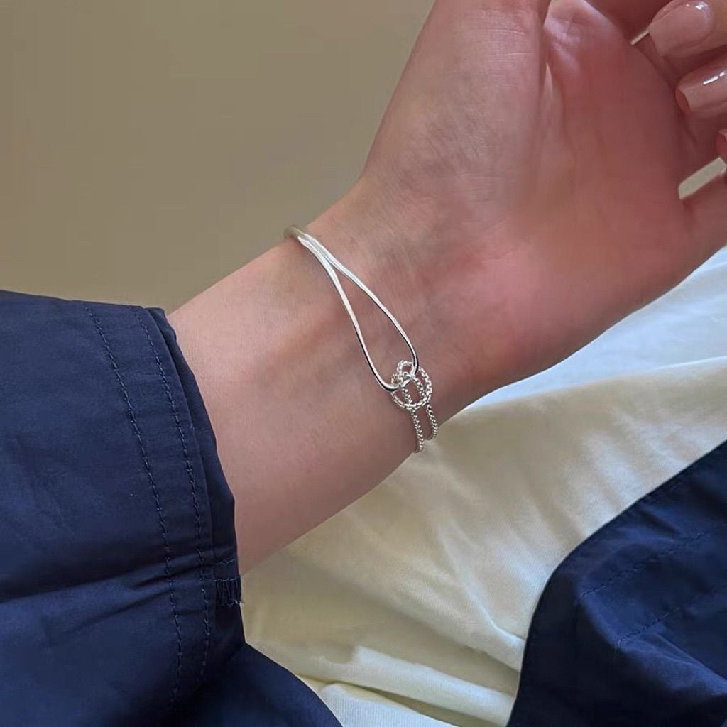 Geometric Knotted Half Bracelet