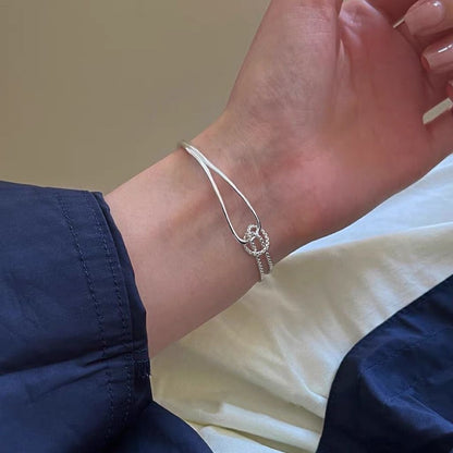Geometric Knotted Half Bracelet