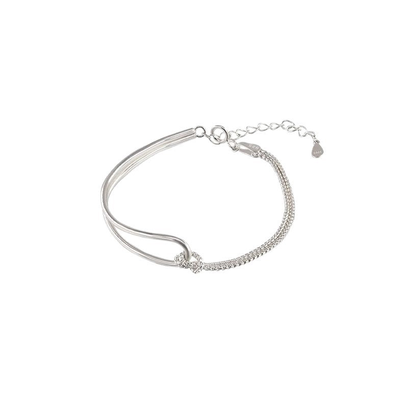 Geometric Knotted Half Bracelet