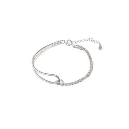 Geometric Knotted Half Bracelet