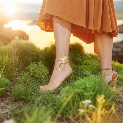 Geometric linear ankle ring