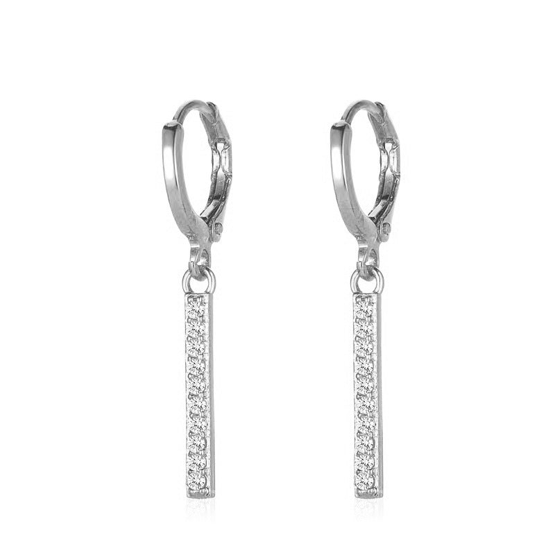 Geometric Linear Drop Earrings