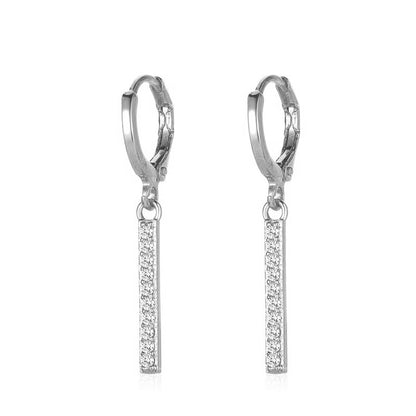 Geometric Linear Drop Earrings