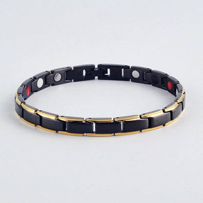 Geometric Magnetic Closure Alloy Bracelet