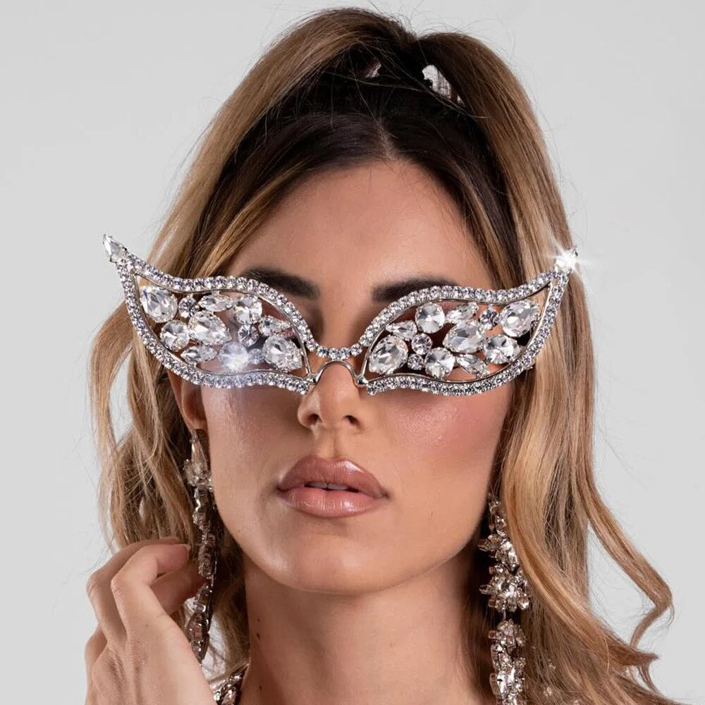 Geometric Metal Eyeglass Frame