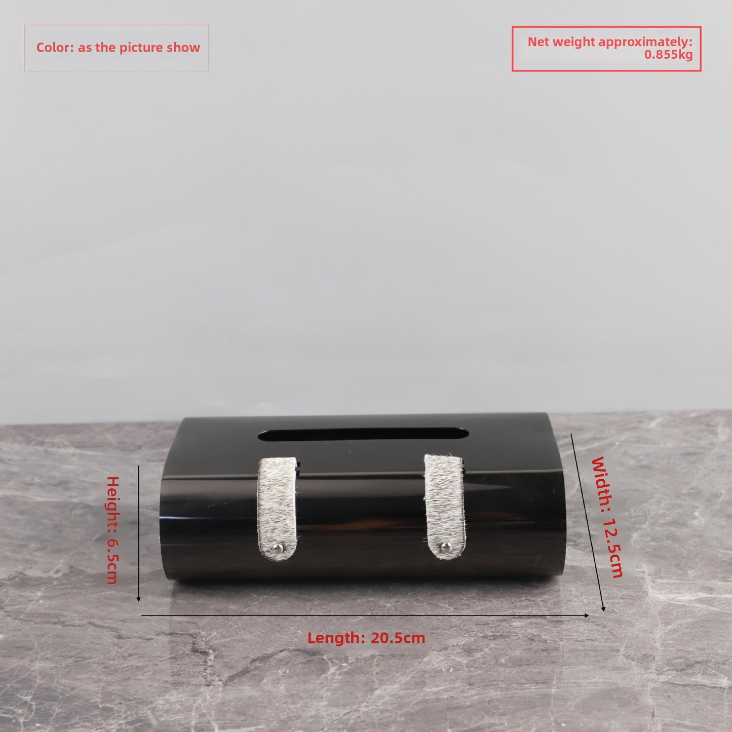 Geometric Metallic Tissue Box Holder