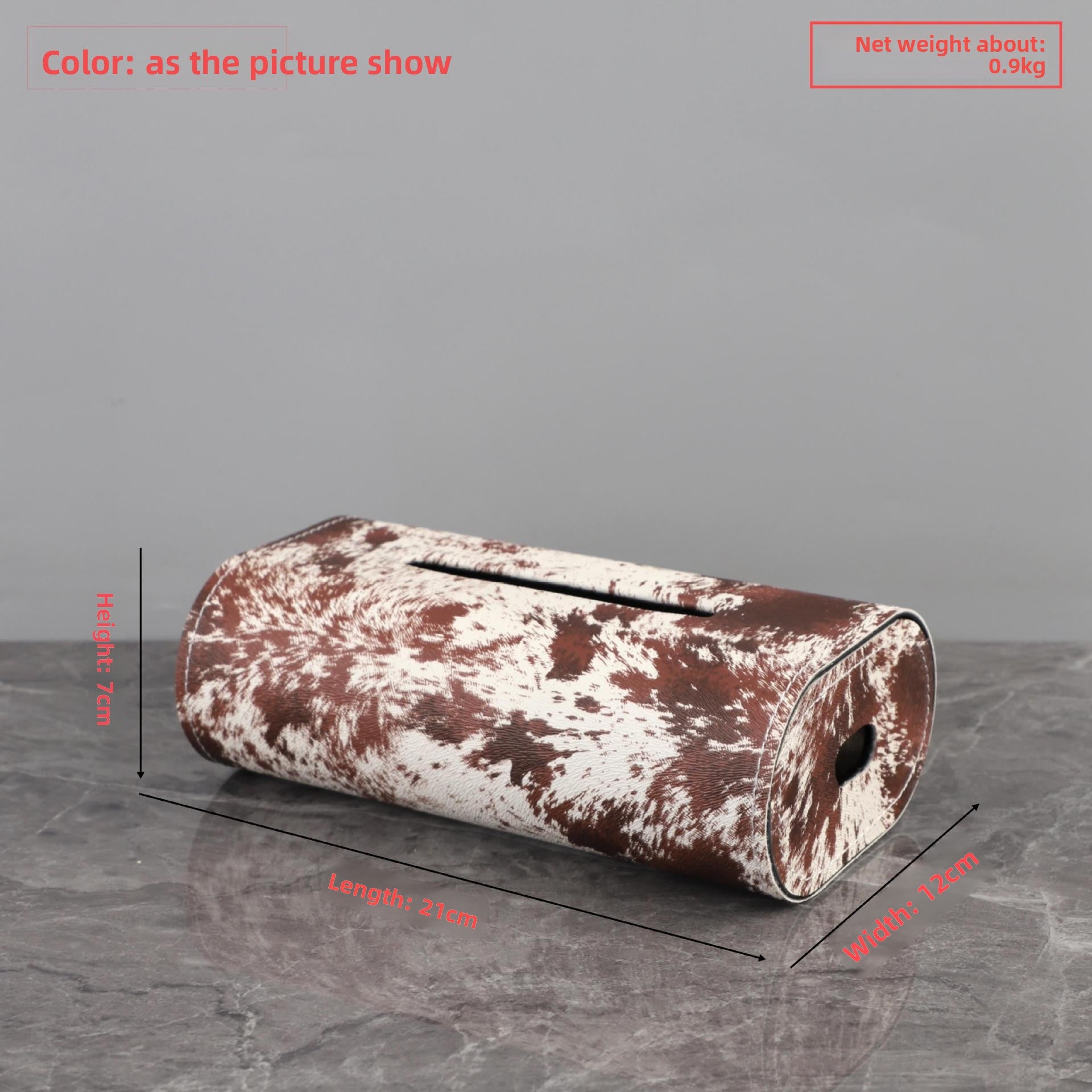 Geometric Metallic Tissue Box Holder