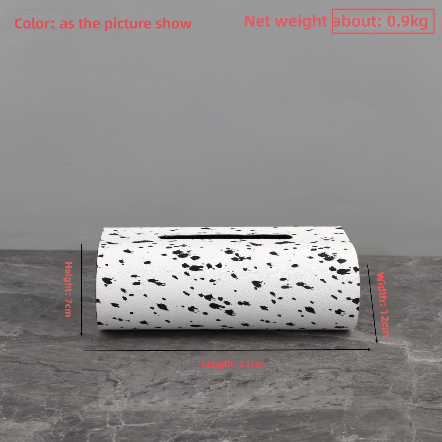 Geometric Metallic Tissue Box Holder