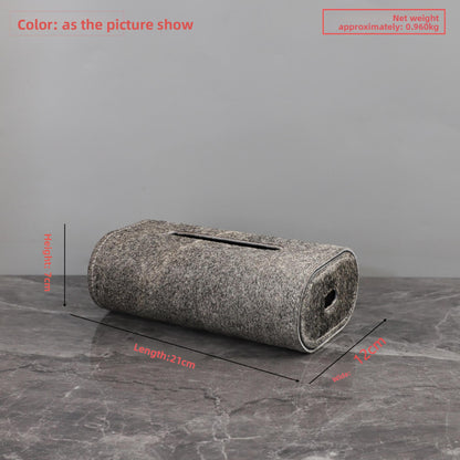 Geometric Metallic Tissue Box Holder