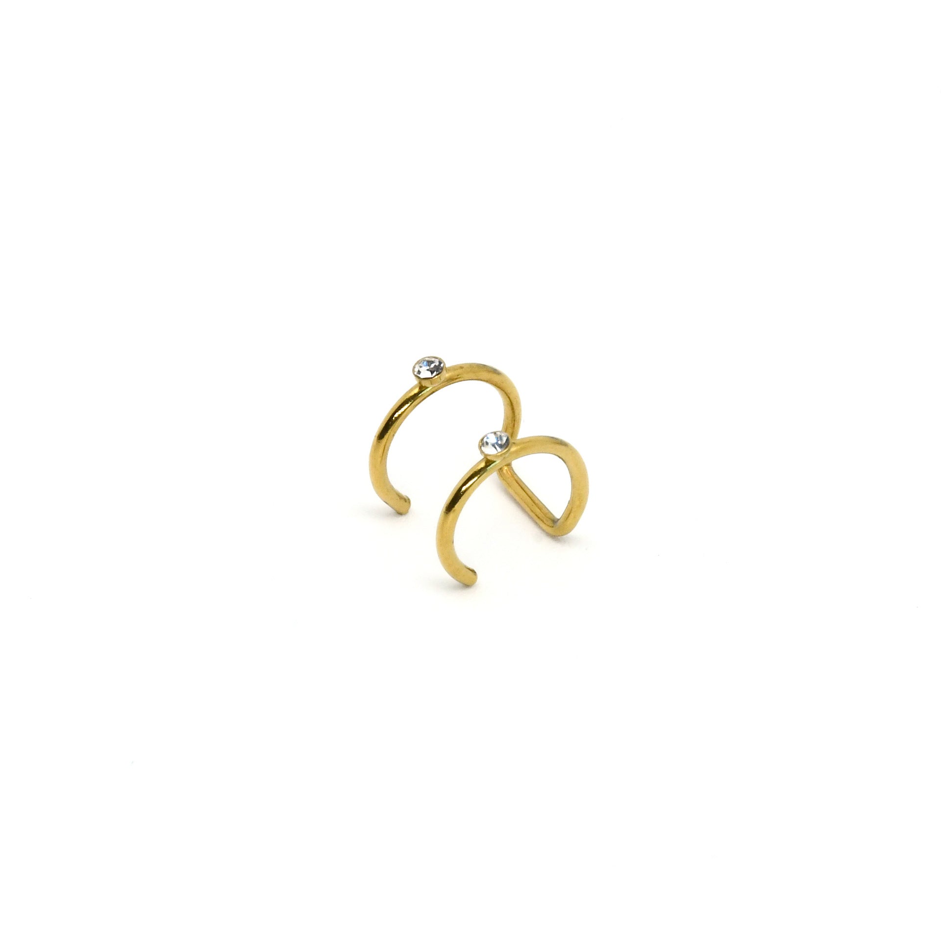 Geometric Non-Pierced Ear Cuffs