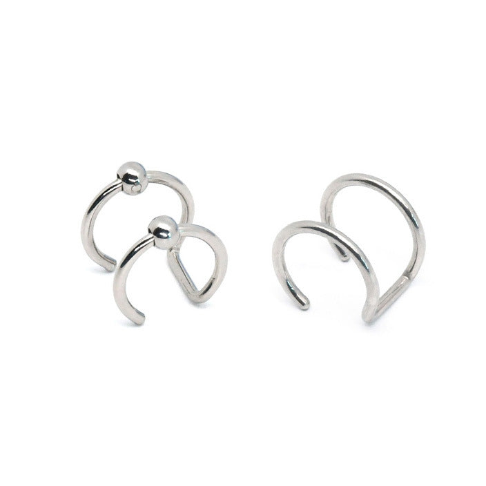Geometric Non-Pierced Ear Cuffs