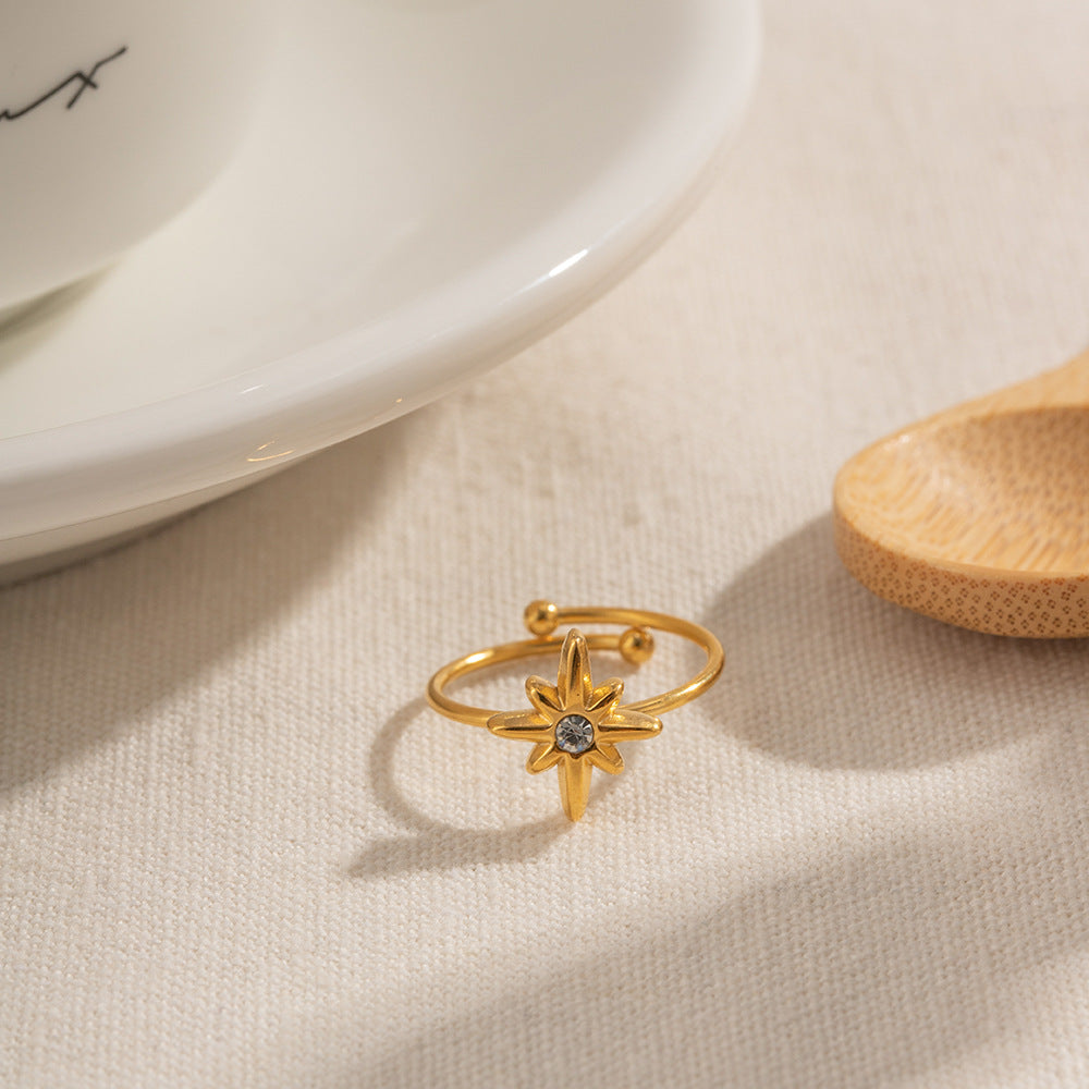 Geometric Open Star Ring