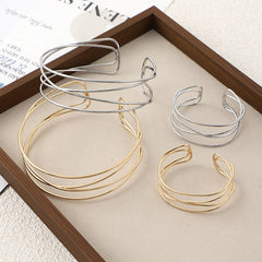 X273 gold neck ring