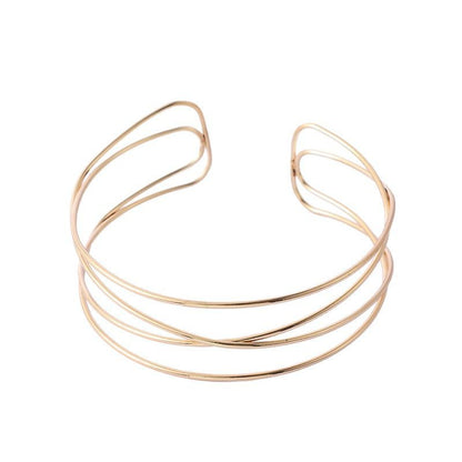 Geometric Opening Metal Bracelet