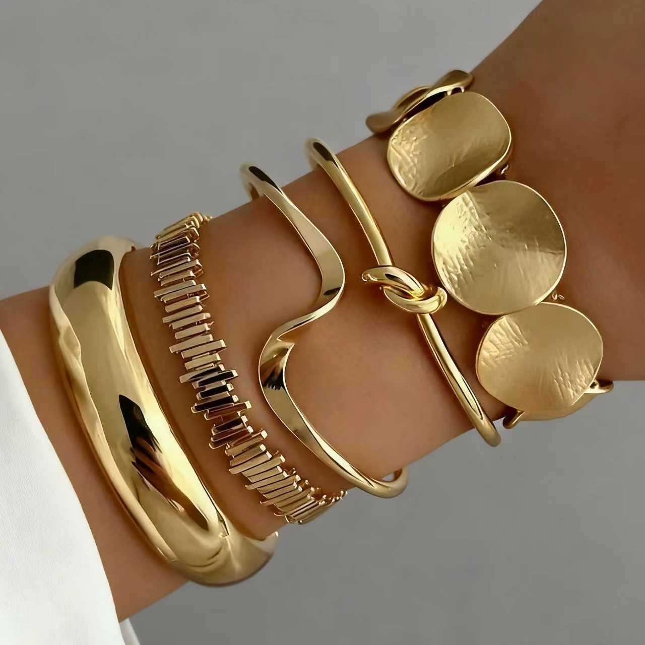 Geometric Openwork Bracelet