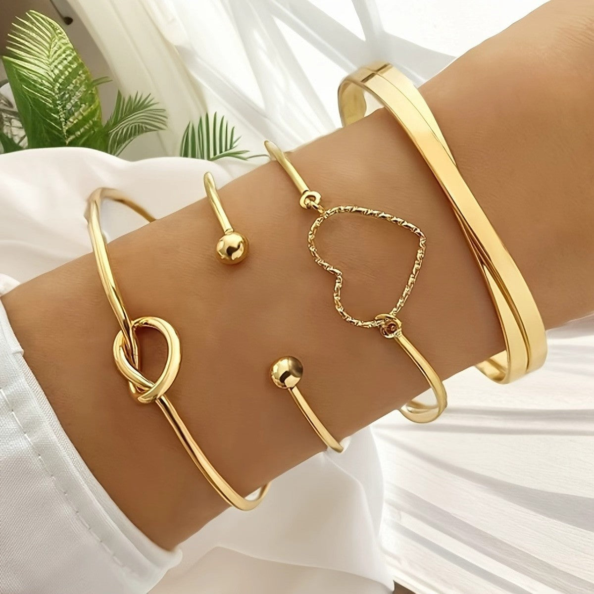 Geometric Openwork Bracelet